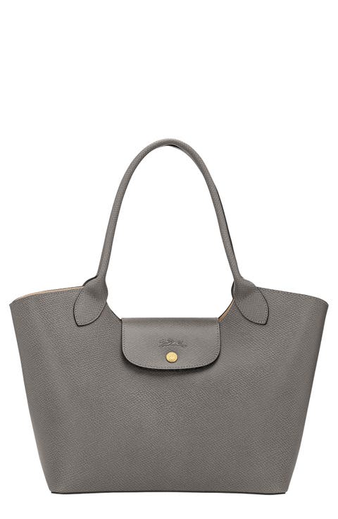 Épure Leather Shoulder Tote