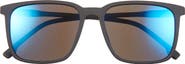Hurley 55mm Polarized Square Sunglasses