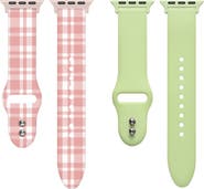 Posh Tech 2-Pack Silicone Apple Watch® Watchbands