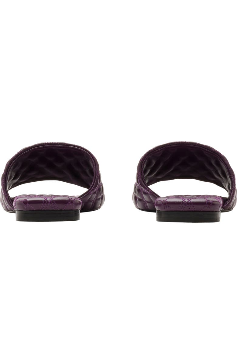 Burberry Quilted Slide Sandal, Alternate, color, Pansy