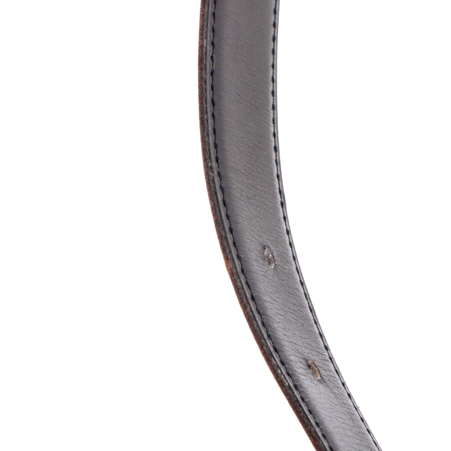 Pre-Owned Hermes Constance Reversible Belt Leather Medium, Alternate, color, Brown