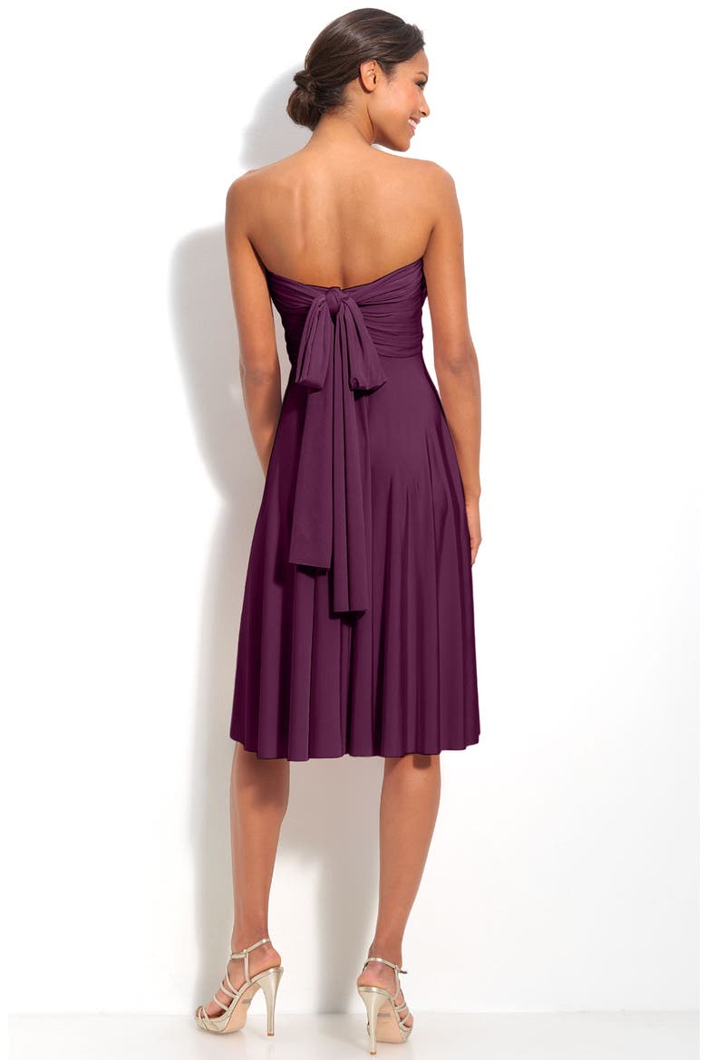 twobirds Convertible Jersey Gown, Alternate, color, PLUM
