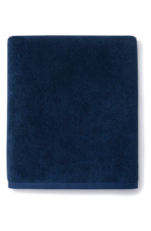 Shop Sferra Cielo Cotton Bath Towel In Ink
