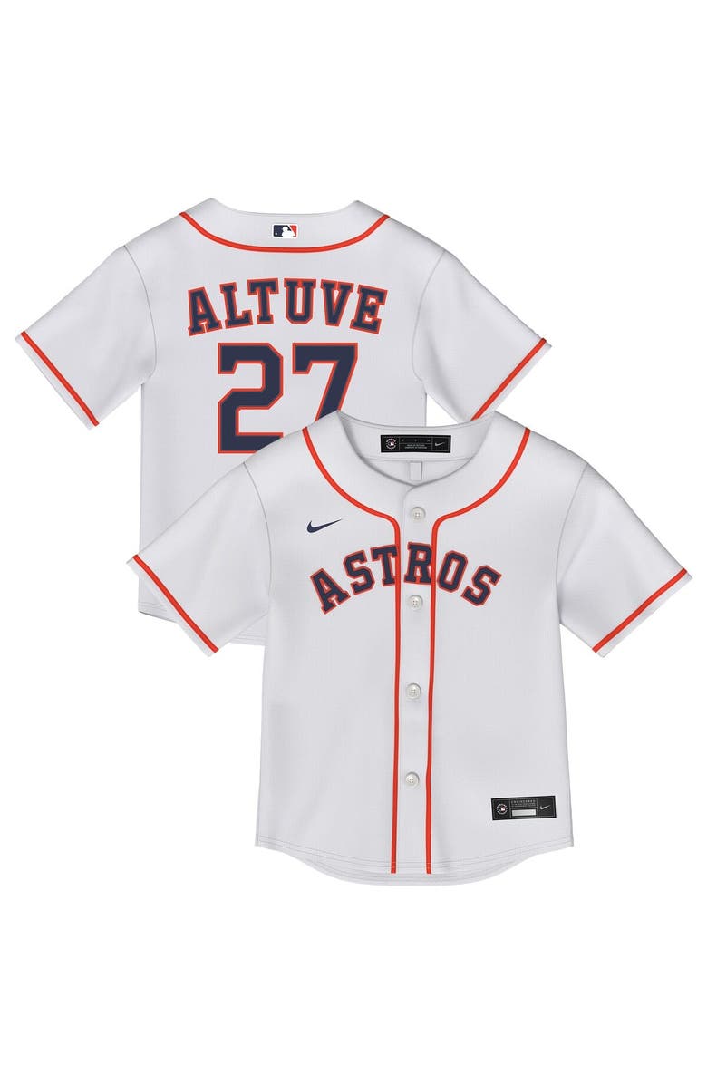 Nike Toddler Nike Jose Altuve White Houston Astros Home Replica Player Jersey, Main, color, White