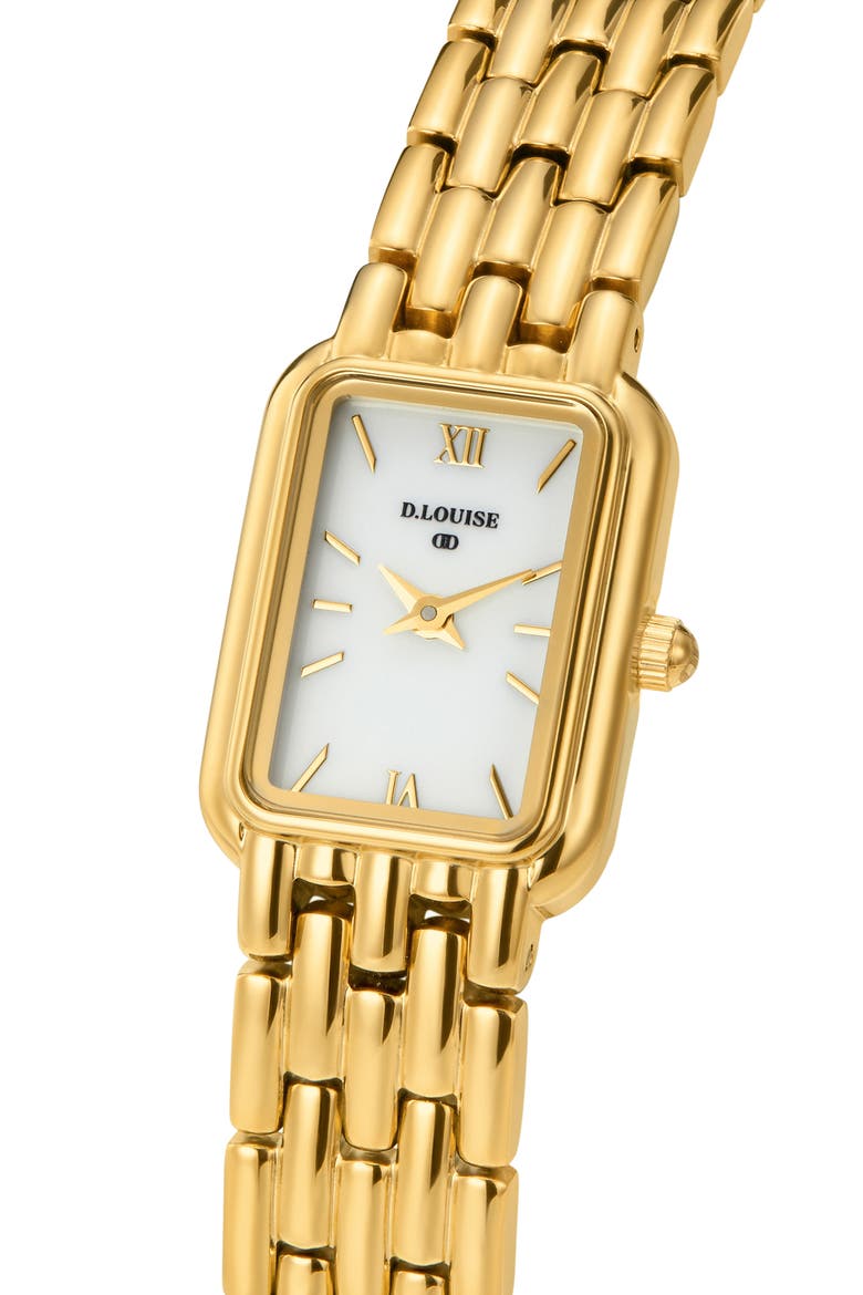 Classic Bracelet Watch, 28mm x 16mm, Alternate, color, GOLD