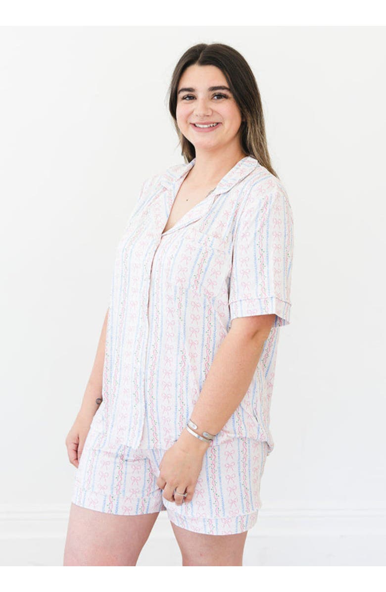 Charlie Lou Baby<sup>®</sup> Notch Collar Pajama Set, Alternate, color, Pink