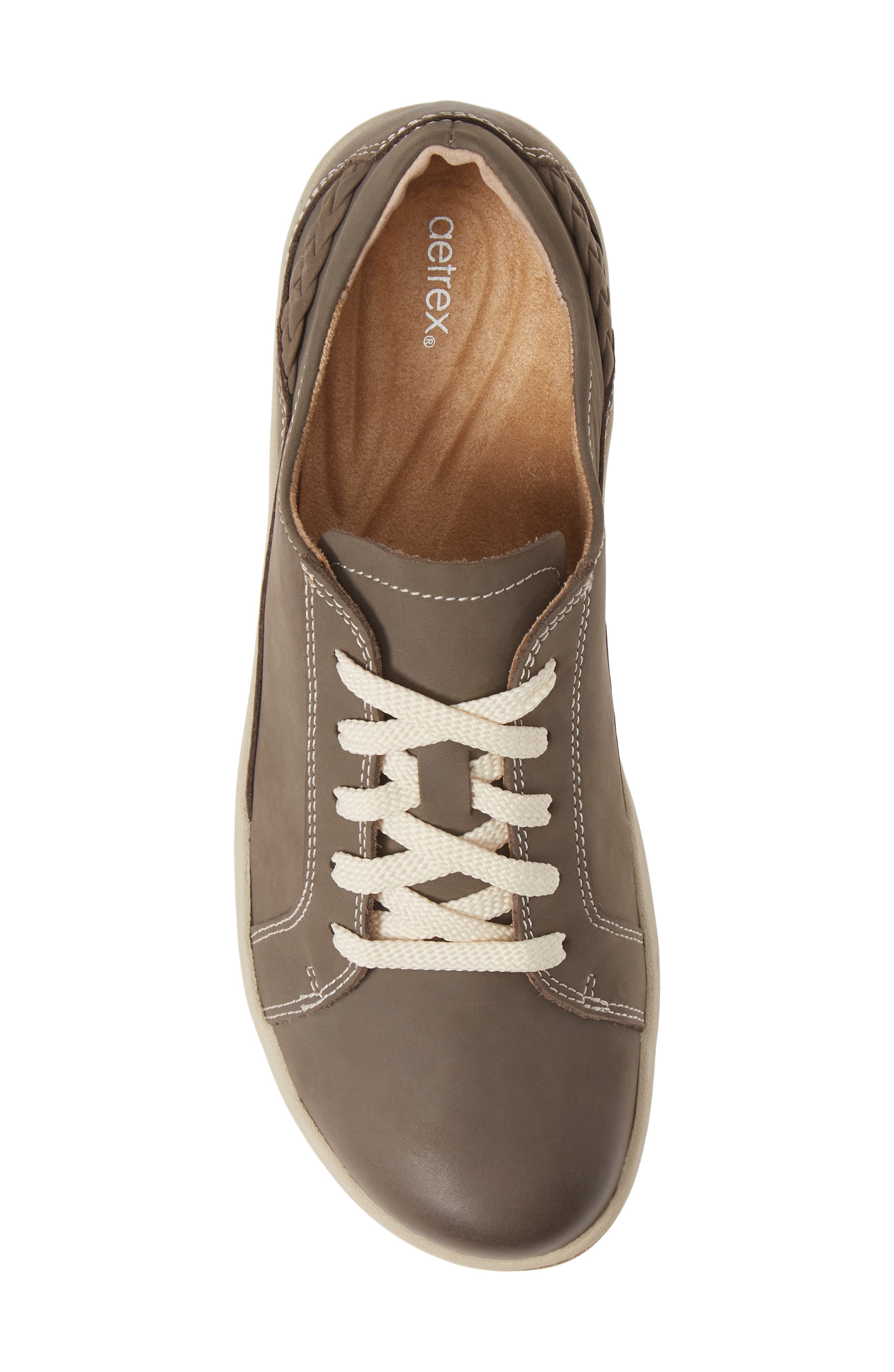 Aetrex Dana Lace-Up Oxford Flat, Alternate, color, 