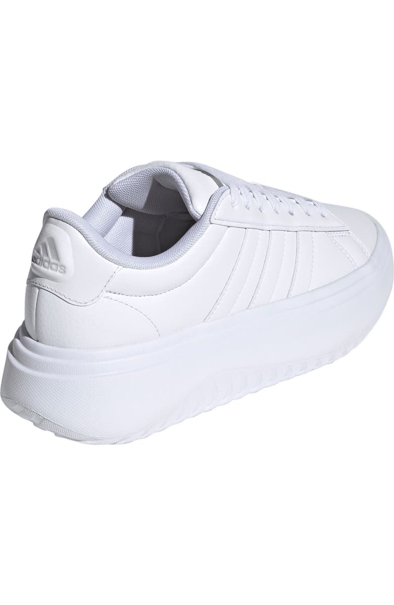 adidas Grand Platform Sneaker, Alternate, color, White/ White/ Crystal White