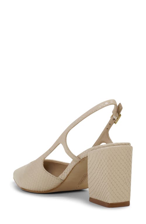 Vince Camuto Sindree Slingback Pointed Toe Pump In Soft Buff