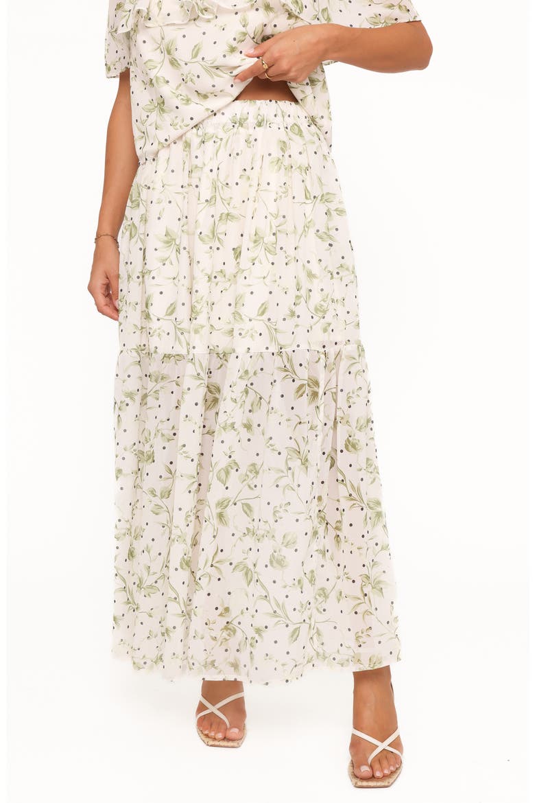 Vanessa Maxi Skirt Set, Alternate, color, GREEN LEAF