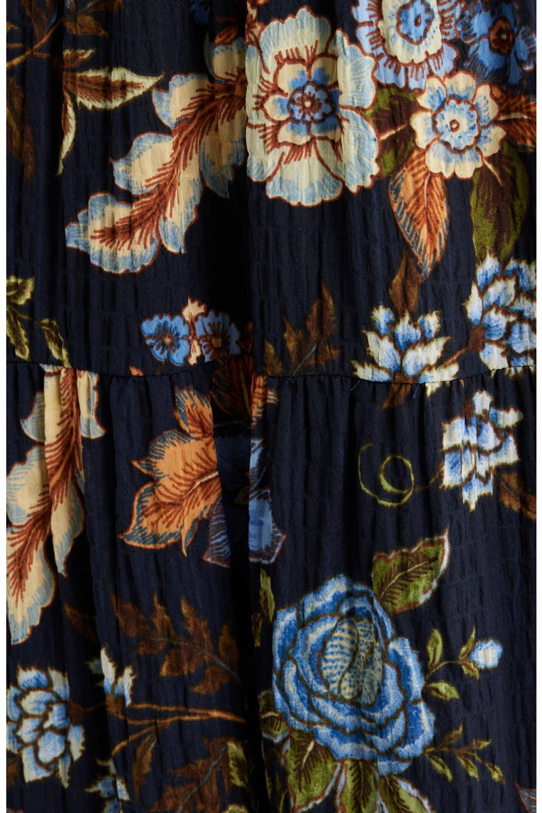 Floral Midi Sundress, Alternate, color, NAVY MULTI
