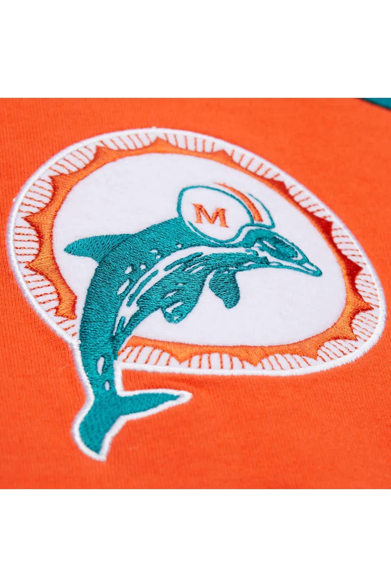 Men's Mitchell & Ness Aqua Miami Dolphins Retro Colorblock Tank Top, Alternate, color, Aqua