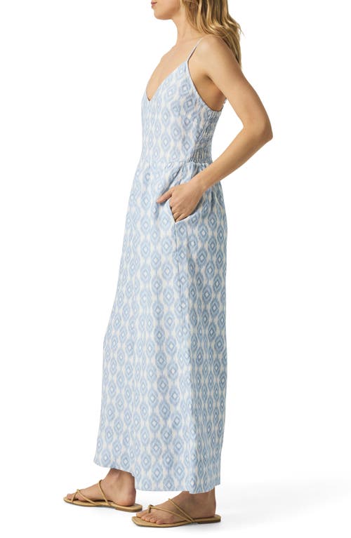 Splendid Gabrielle Ikat Sleeveless Wide Leg Jumpsuit