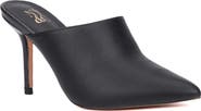 NEW YORK AND COMPANY Carlette Snake Embossed Heeled Mule