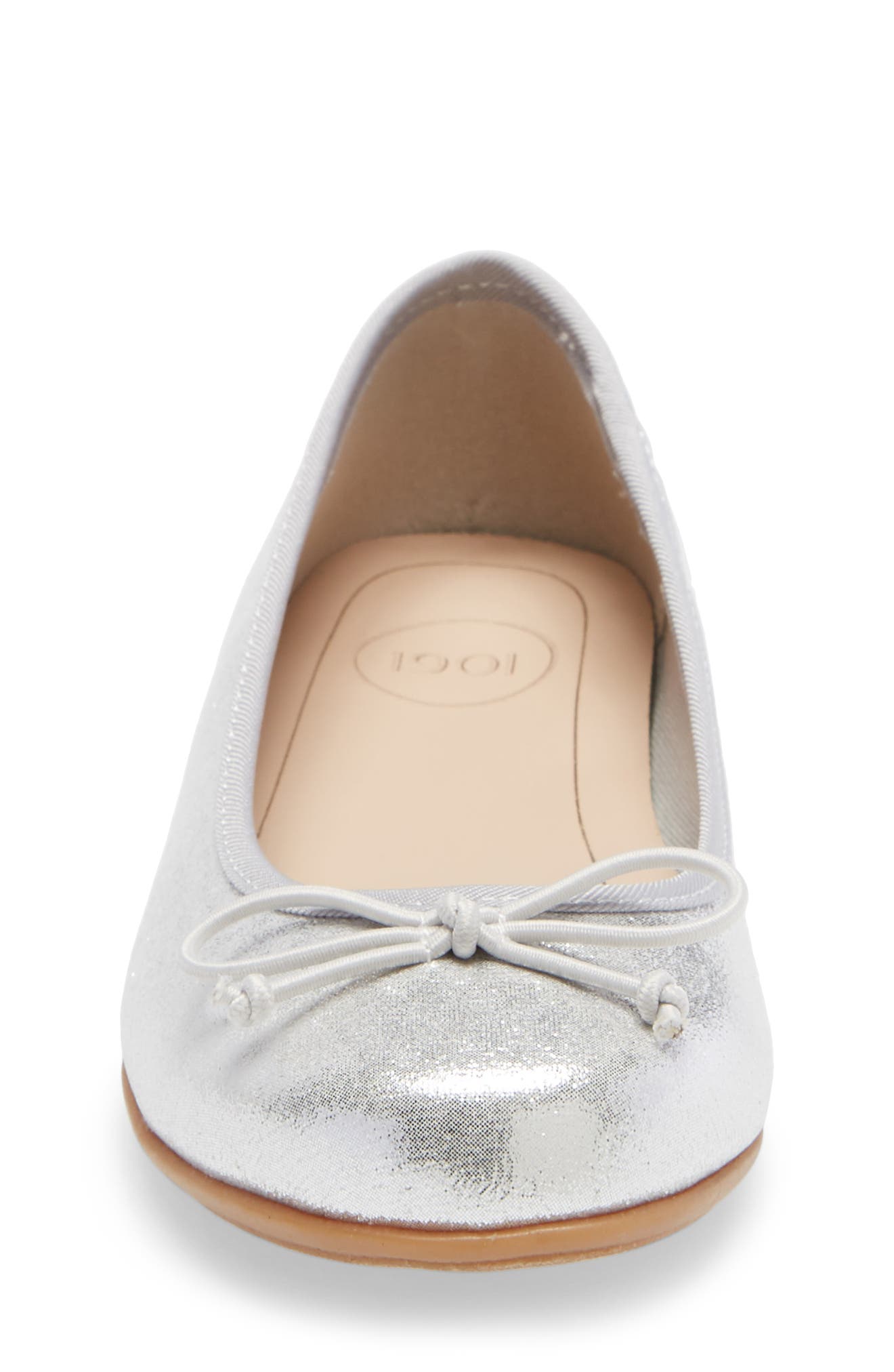 Ballet Flat, Alternate, color, SILVER FABRIC