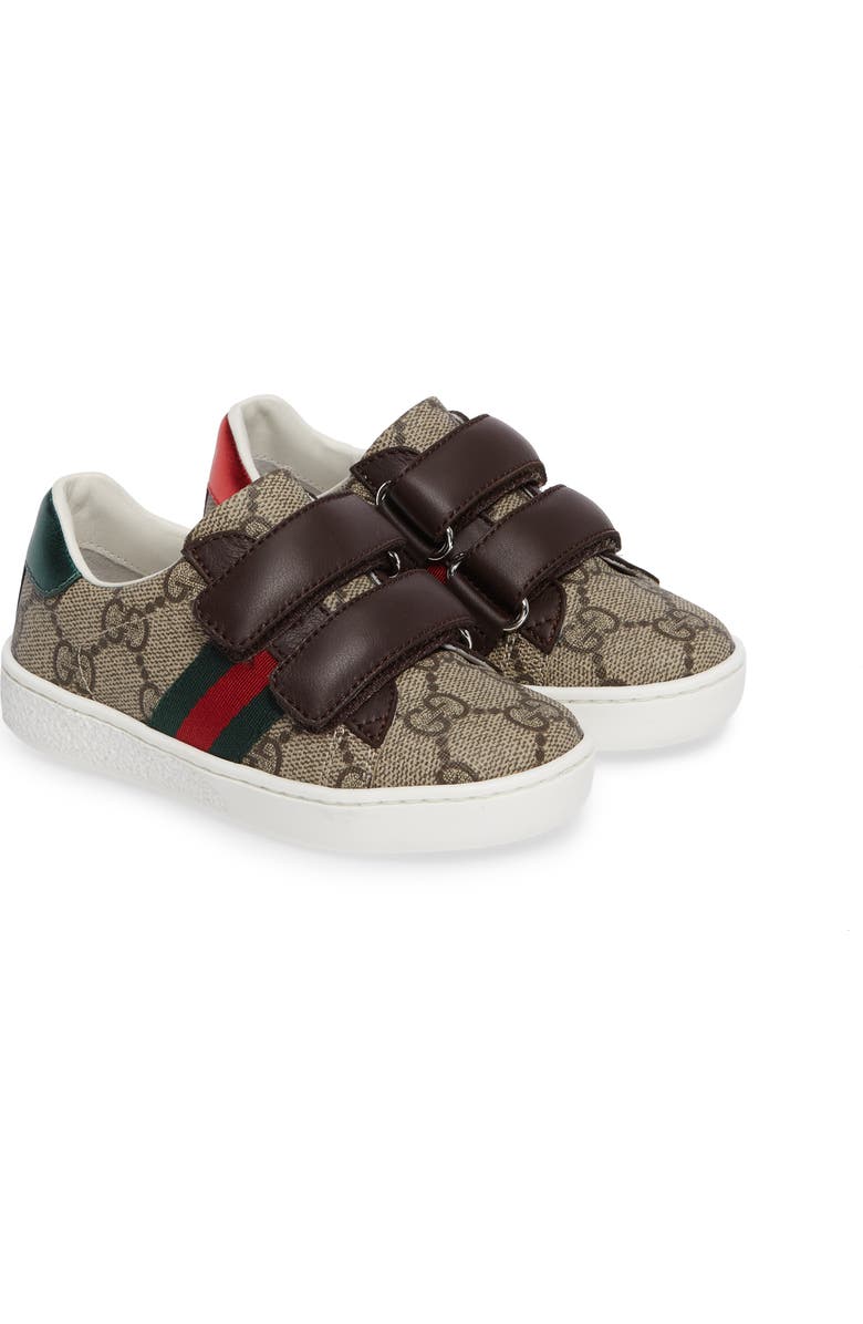 Gucci New Ace GG Supreme Sneaker, Alternate, color,