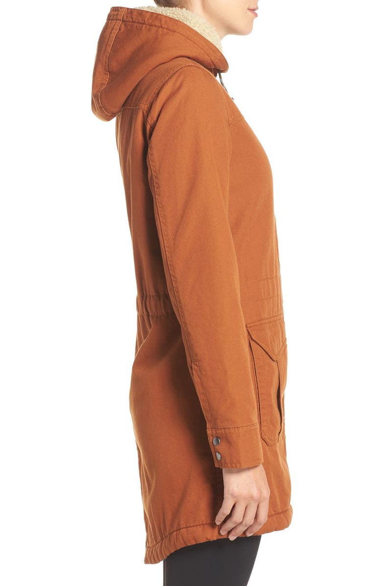 Patagonia 'Prairie Dawn' Canvas Parka, Alternate, color, 