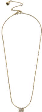 BaubleBar Varsity Number Custom Necklace