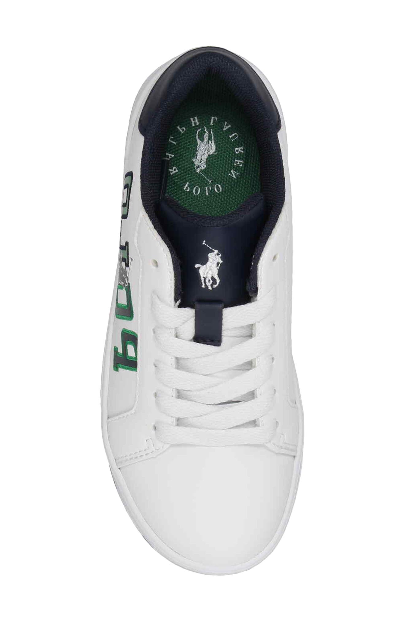 Polo Ralph Lauren Kids' Heritage Court III Low Top Sneaker, Alternate, color, 