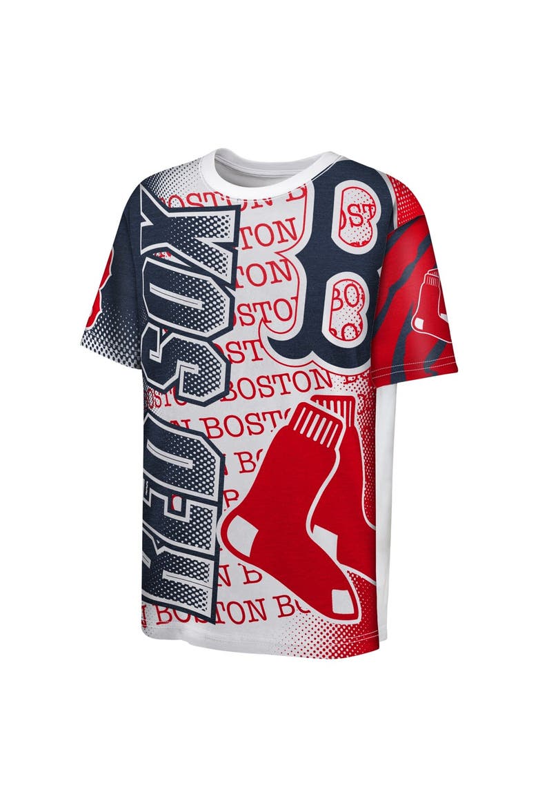 Youth White Boston Red Sox Impact Hit Bold T-Shirt, Alternate, color, White