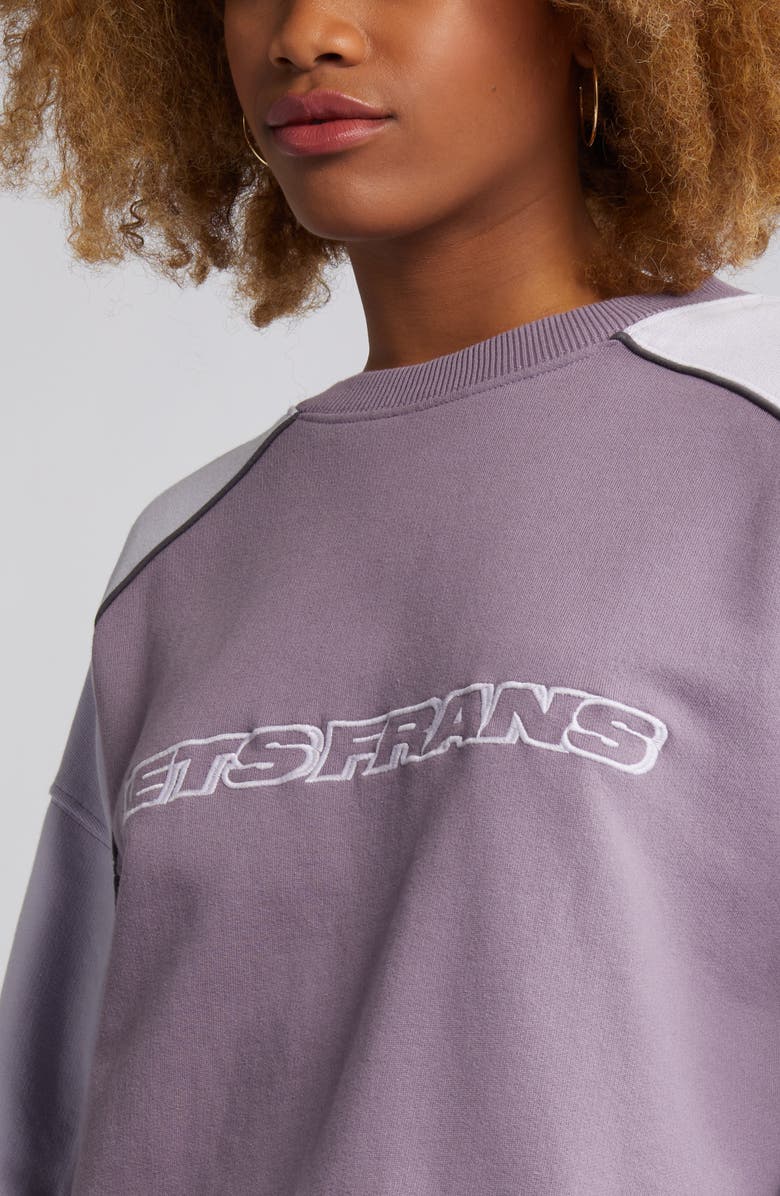 Iets Frans Panel Cotton Sweatshirt, Alternate, color, 