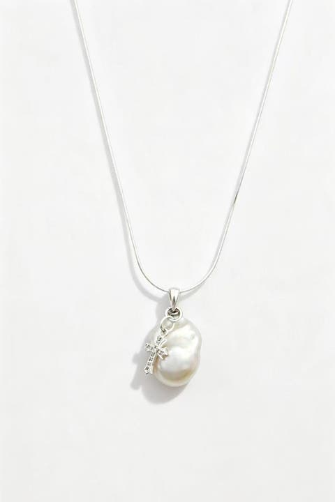 Riri Baroque Pearl Pendant Necklace
