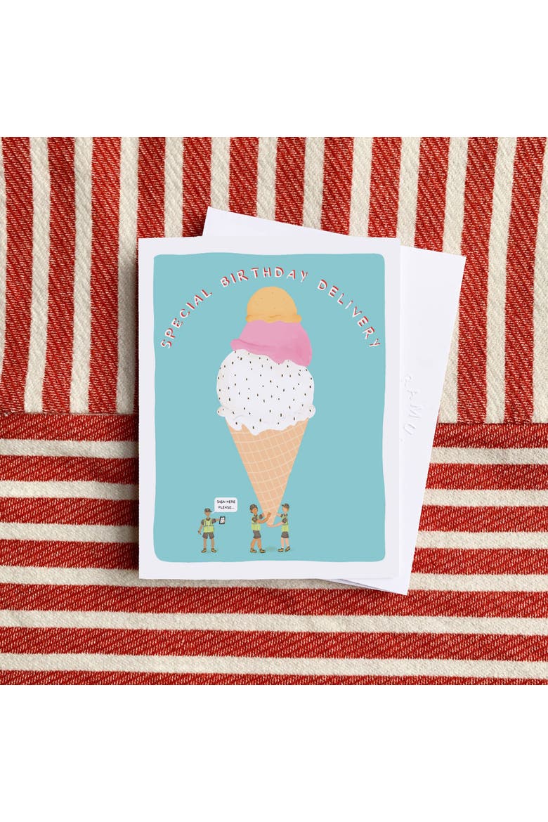 Birthday Greeting Card Pack (3ct) "Ice Cream Delivery", Alternate, color, Multi-Pack