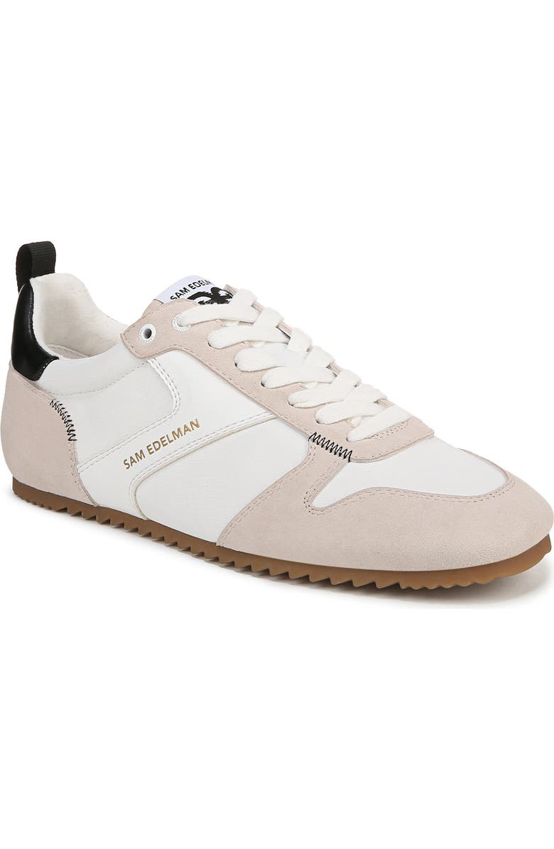 Sam Edelman Zaria Low Top Sneaker, Main, color, White/ Black