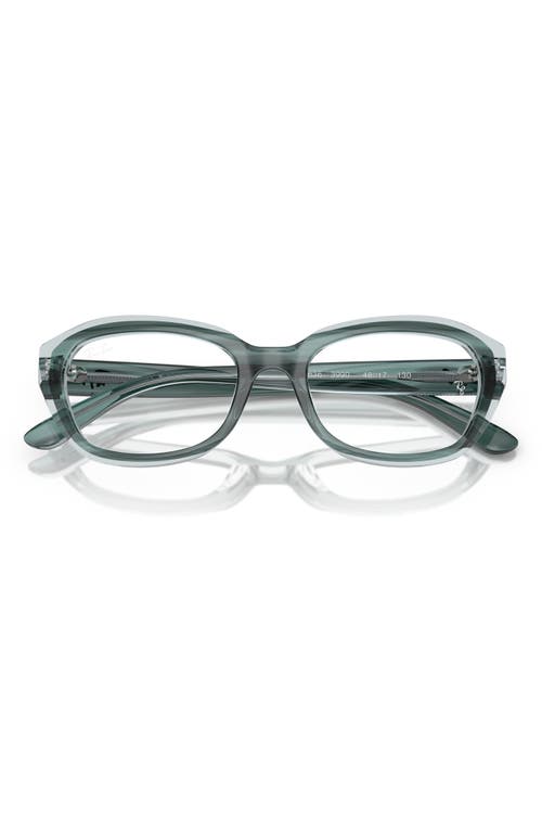 RAY BAN RAY-BAN KIDS' 48MM SMALL IRREGULAR OPTICAL GLASSES