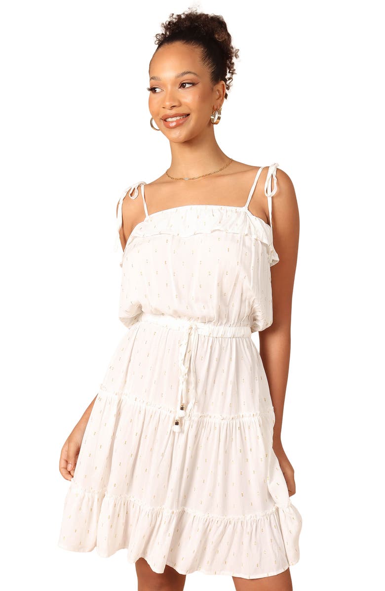 Petal & Pup Tie Strap Minidress, Alternate, color,