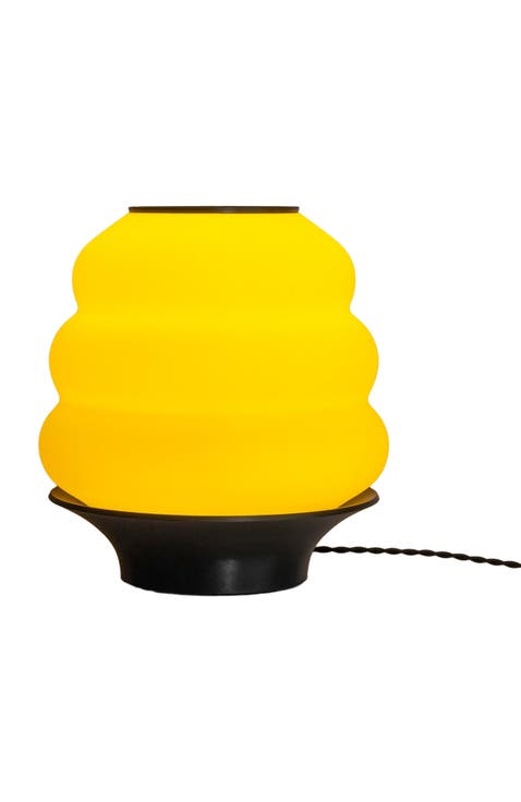 Honey Pot 12" Minimalist Classic Plant-Based PLA 3D Printed Dimmable LED Table Lamp