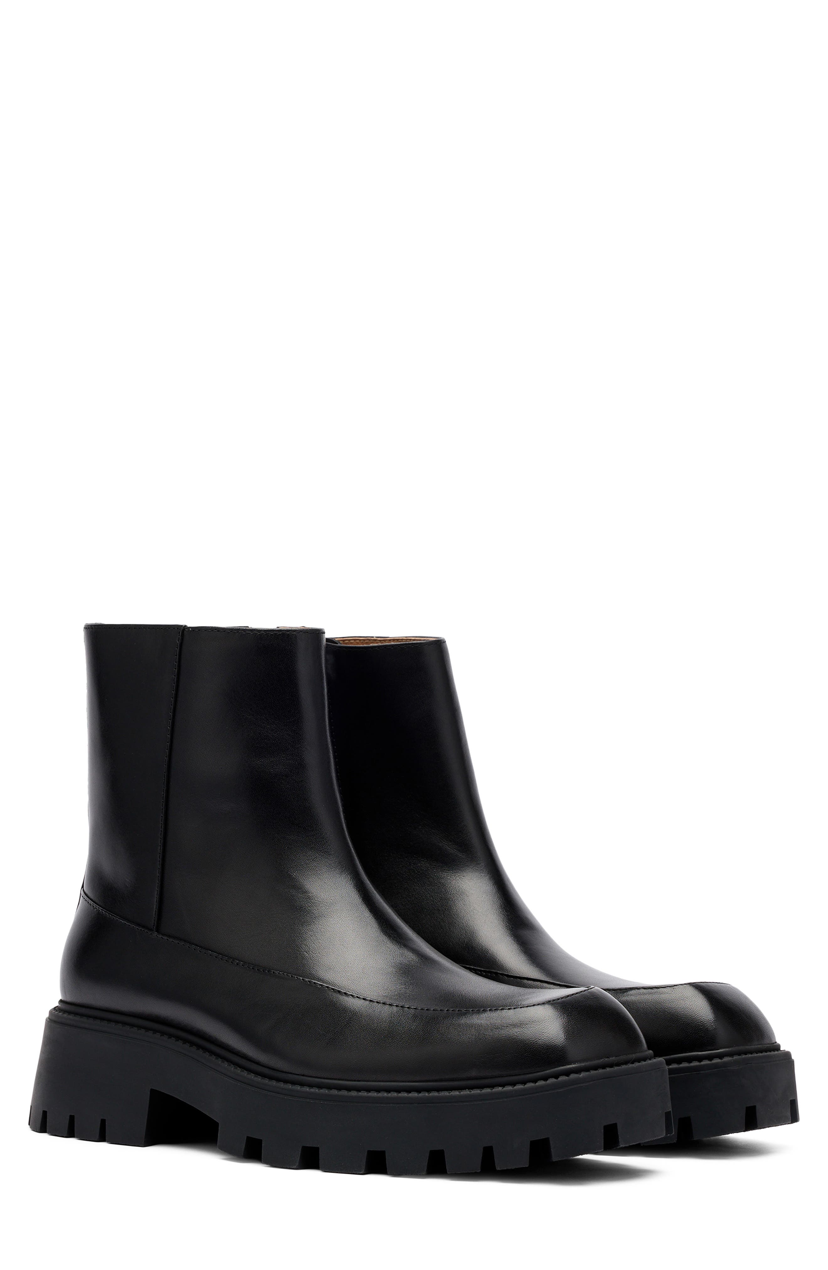 MARC NOLAN Commander Lug Sole Boot, Main, color, Black