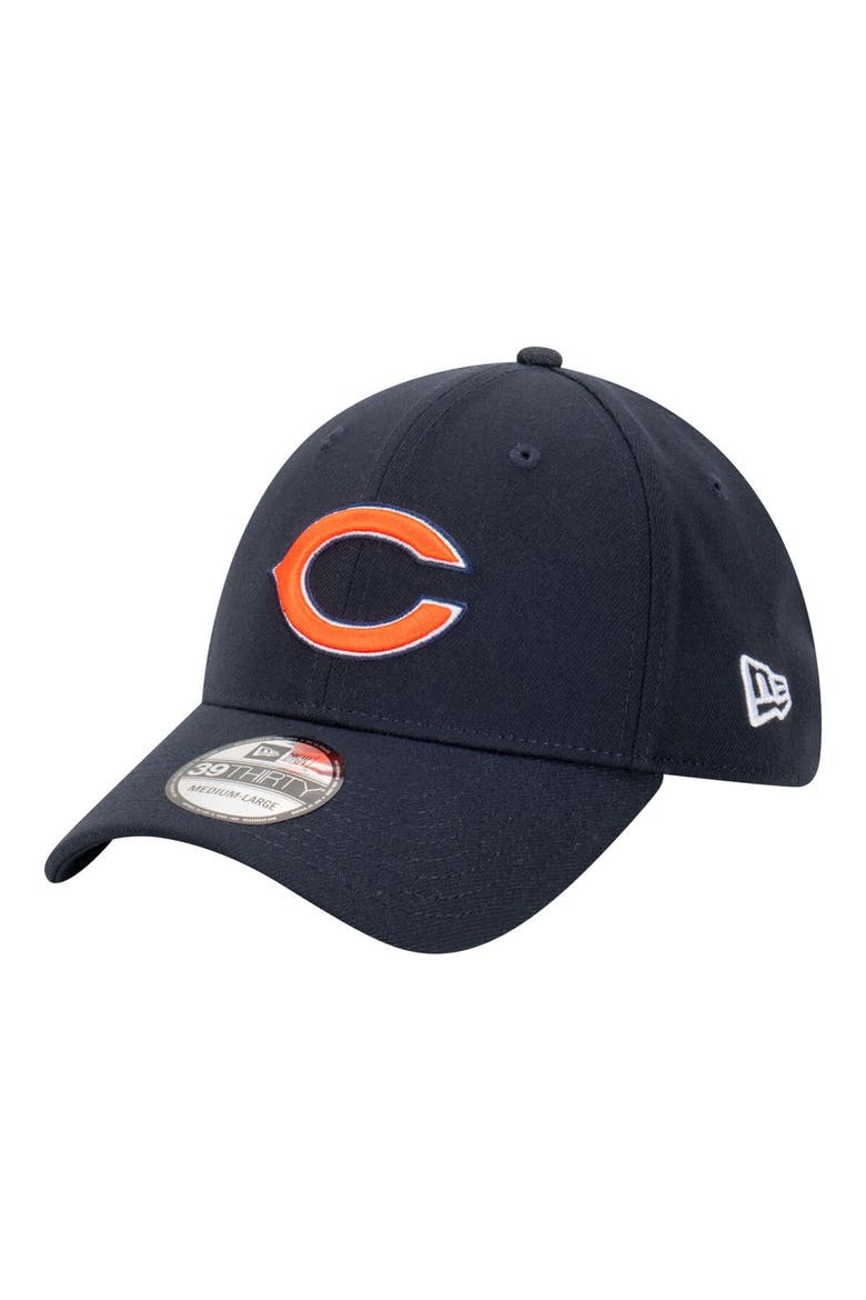 Men's New Era  Navy Chicago Bears Core Team 39THIRTY Flex Hat, Main, color, Navy