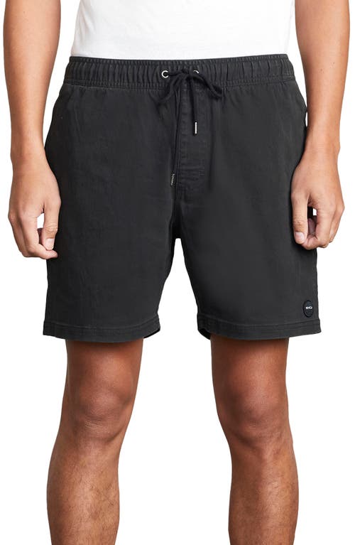 RVCA Escape Solid Shorts in Black 