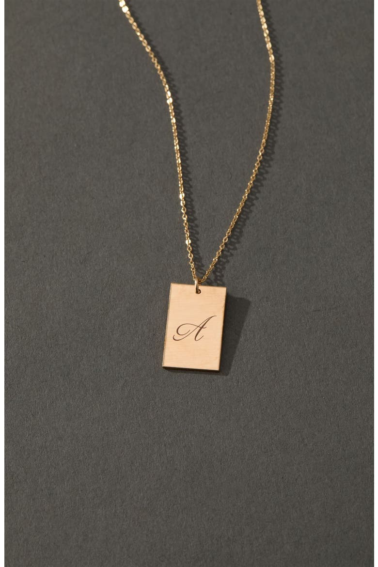 Stella Initial Pendant Necklace, Alternate, color, GOLD / S