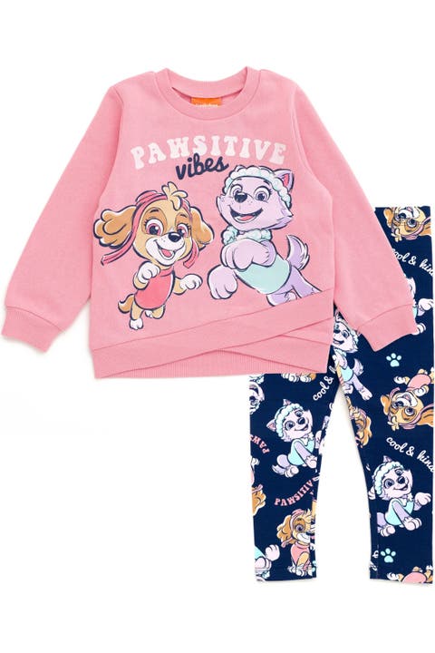 Fleece 2-Piece Sweatshirt and Leggings Set