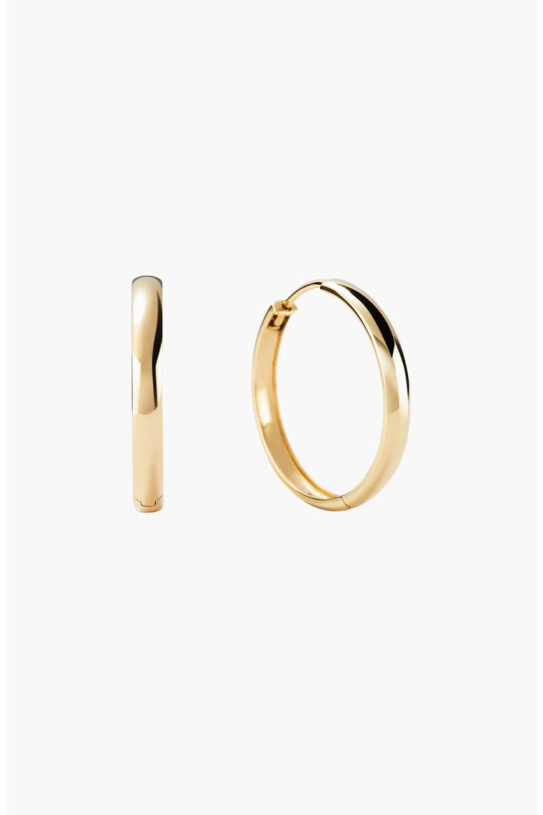 Bold Large Hoops, Alternate, color, Yellow Gold