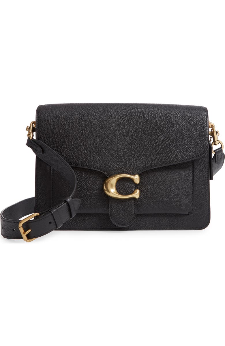 COACH Tabby Leather Shoulder Bag, Main, color,