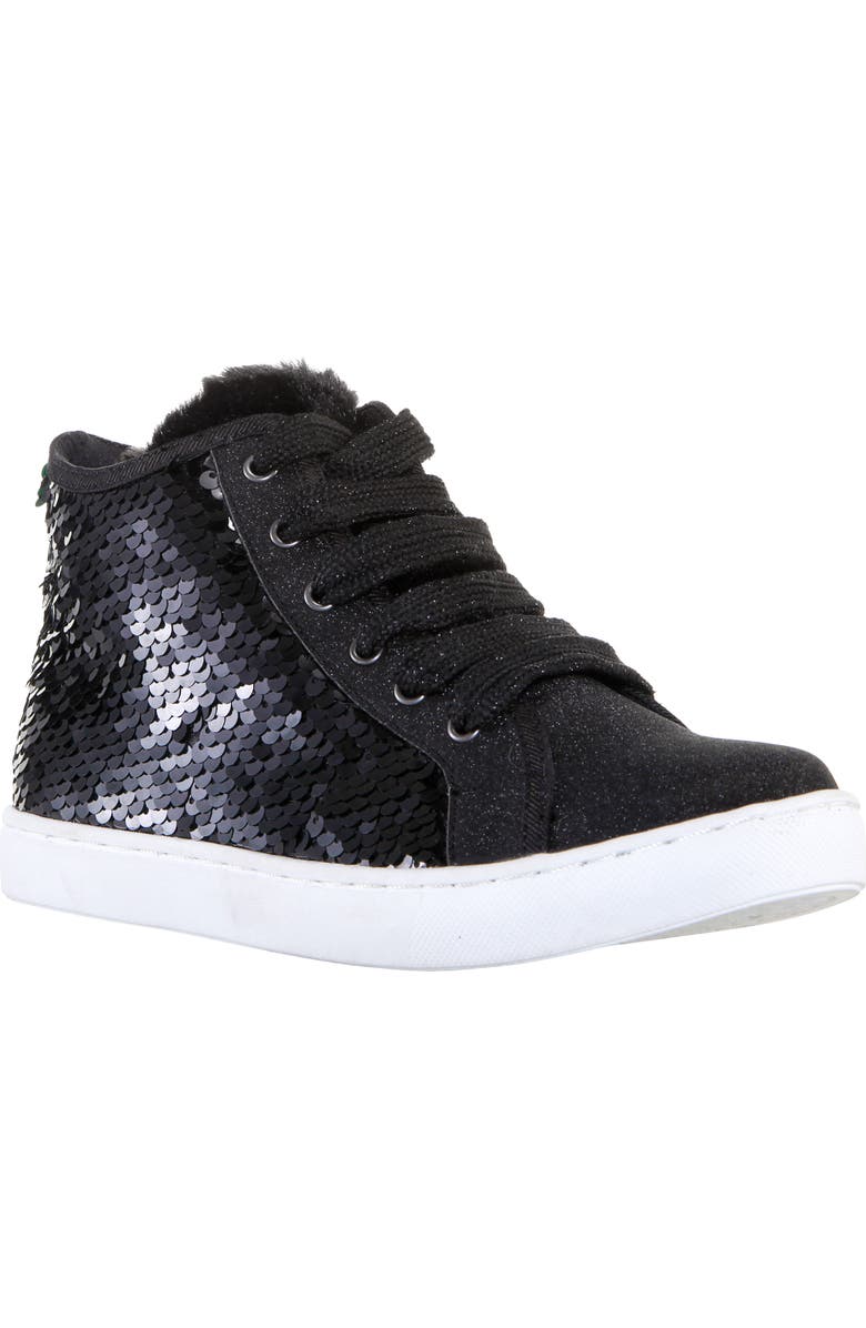 Nina Pauline Glitter Sneaker, Main, color,