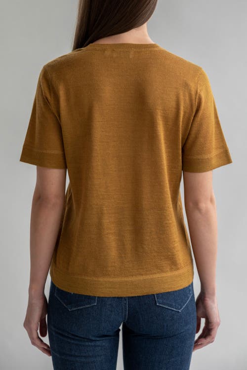 Sskein Sweater Tee In Golden