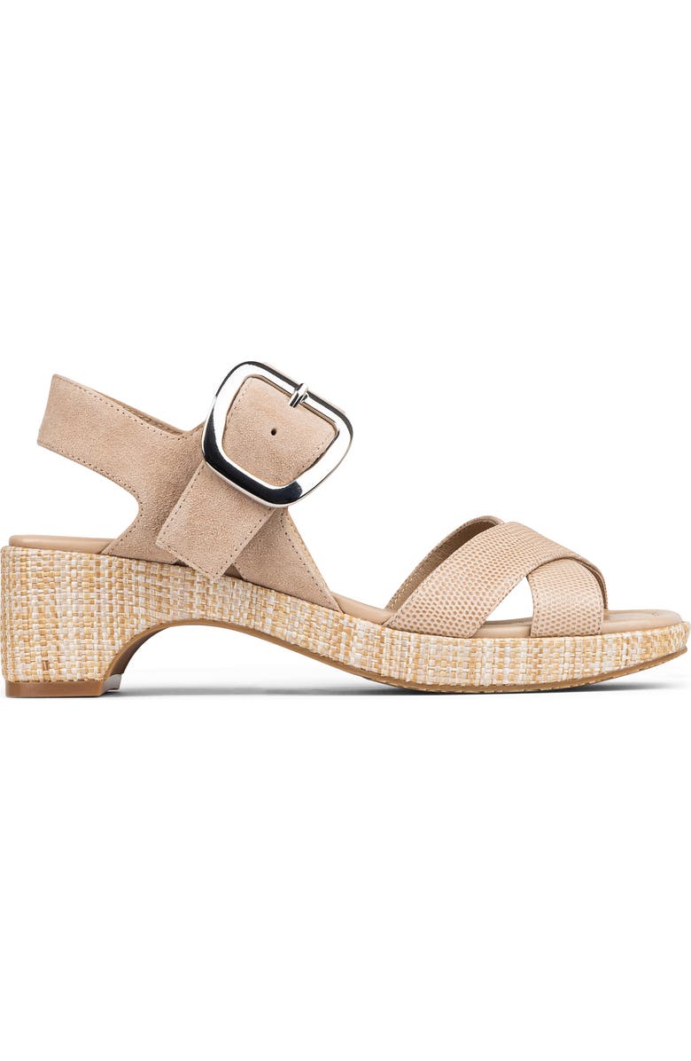 Donald Pliner Rolli Block Heel Sandal, Alternate, color, Sand