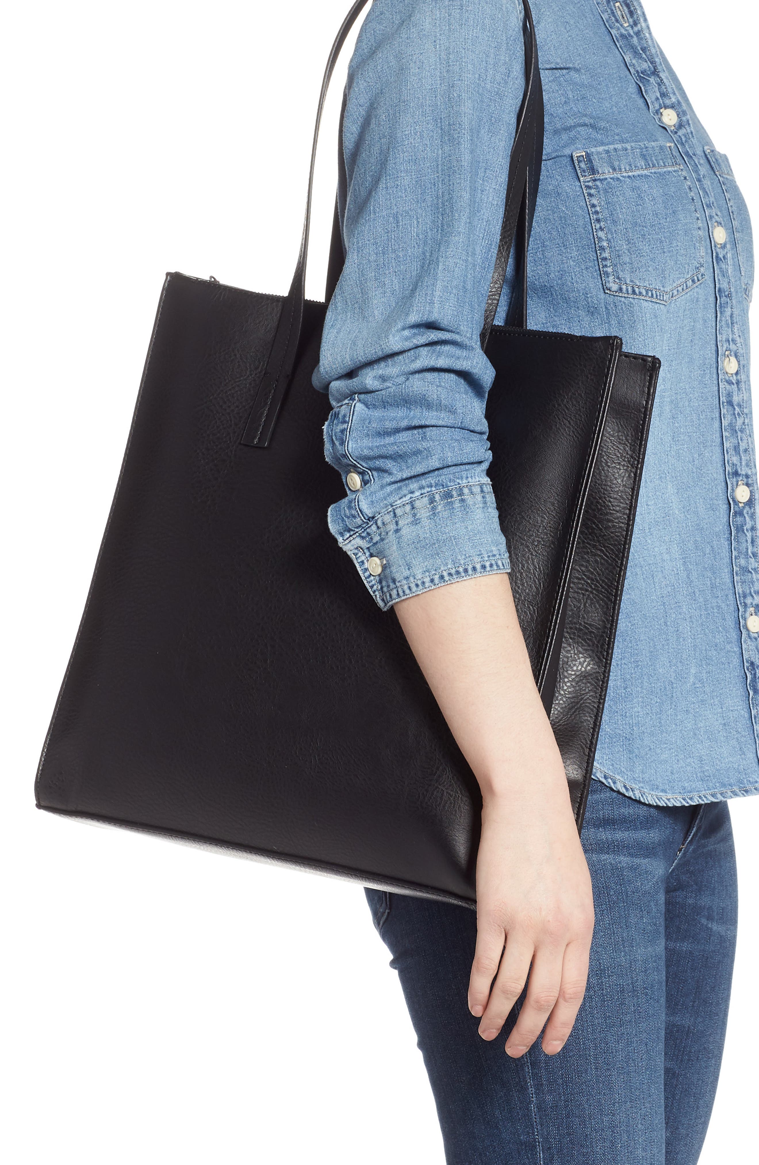 Matt & Nat Canci Faux Leather Tote, Alternate, color, 