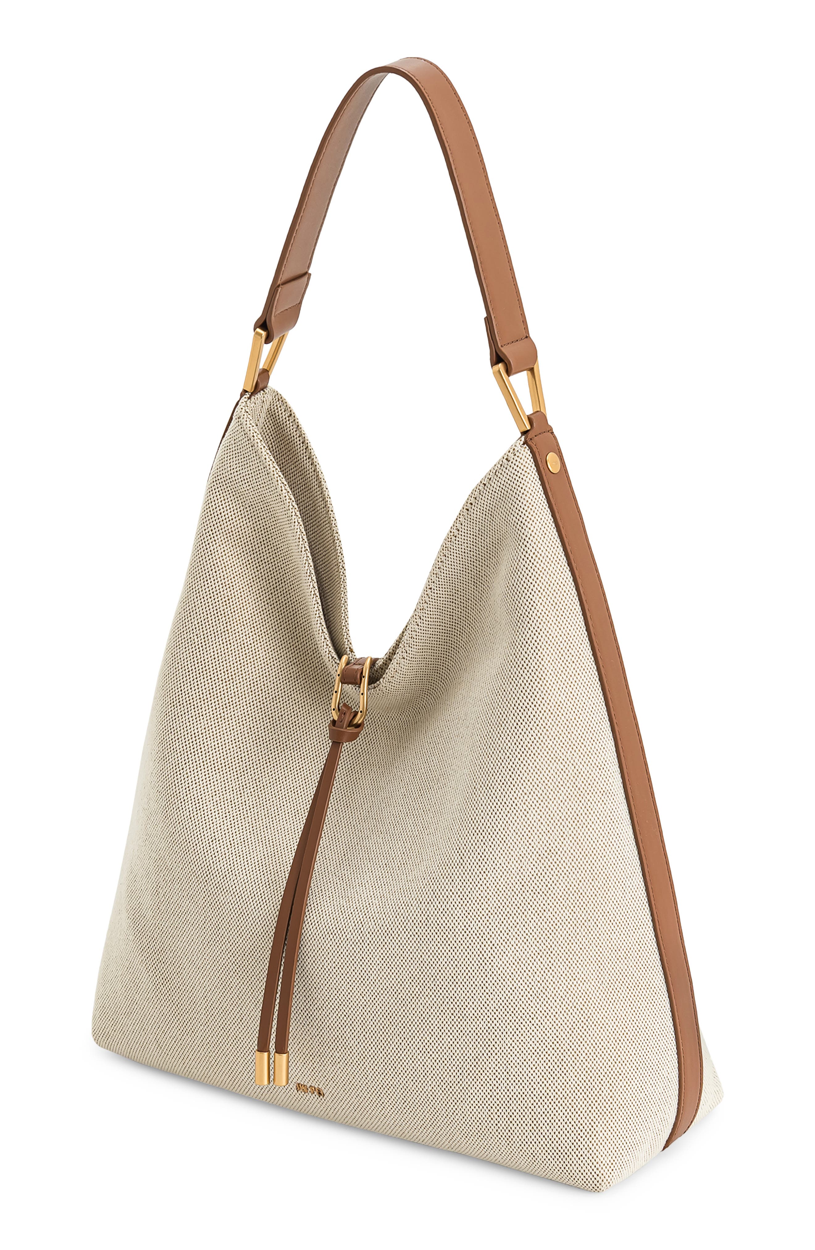 JW PEI Aria Canvas Shoulder Bag, Alternate, color, Brown/ Canvas