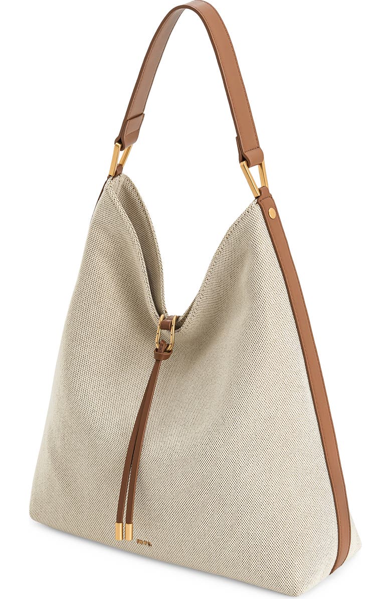 JW PEI Aria Canvas Shoulder Bag, Alternate, color, Brown/ Canvas