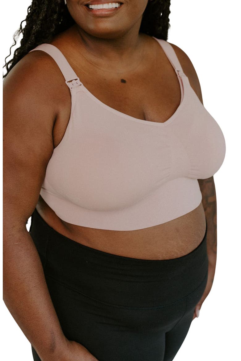Bashful Maternity & Nursing Bra, Alternate, color, PETAL