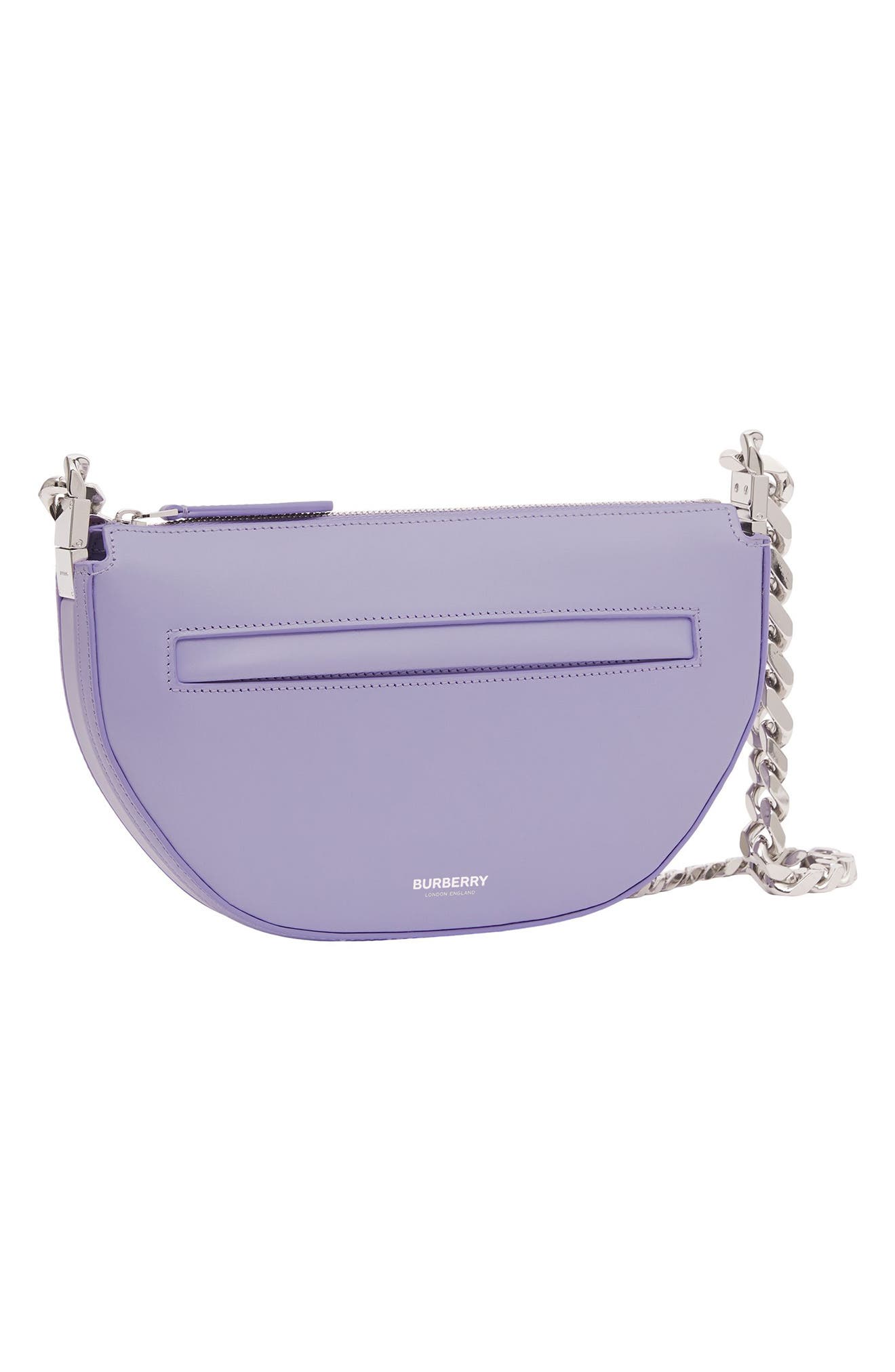 Burberry Mini Olympia Leather Shoulder Bag, Alternate, color, 