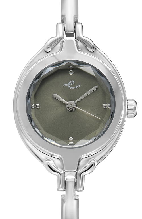 Ettika Dainty Bangle Bracelet Watch In Silver