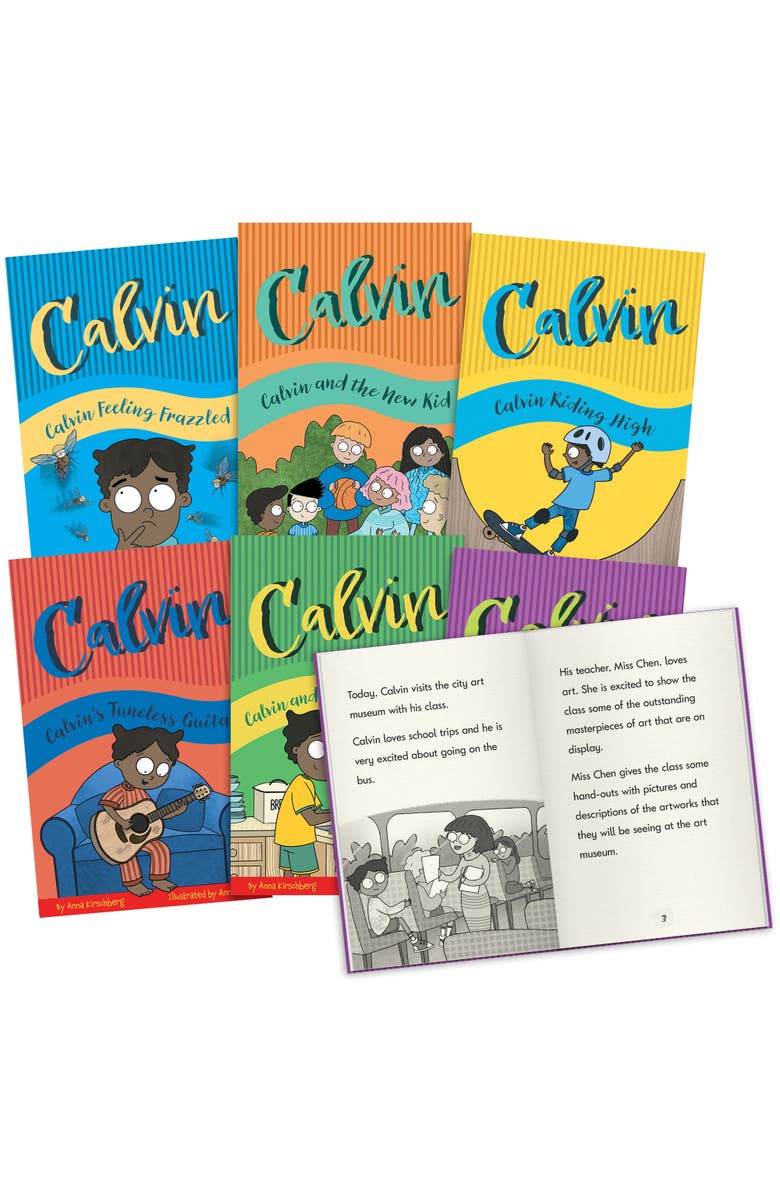 Beanstalk Books Calvin Decodable Chapter Book Set, 6 Books, Main, color, Multicolored