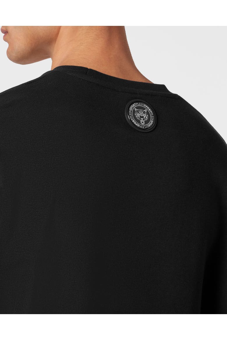 Sweatshirt Ls Carbon Tiger Men, Alternate, color, black/lightblue