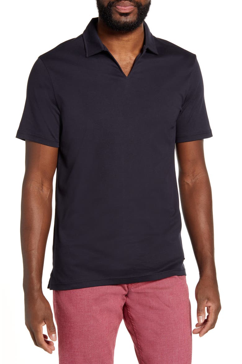 Paz Johnny Collar Polo, Main, color, NAVY